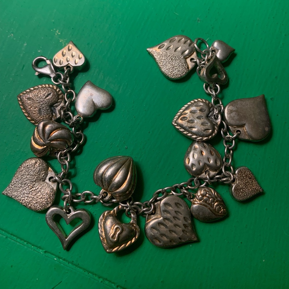 Vintage charm bracelet by jcm 925 mauritius